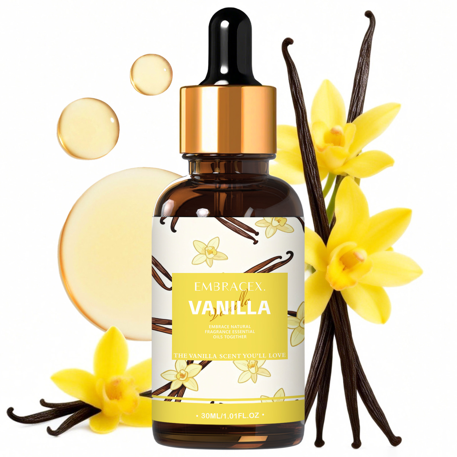 Essential Oils - Aceites Aromáticos de Vainilla de 30ml
