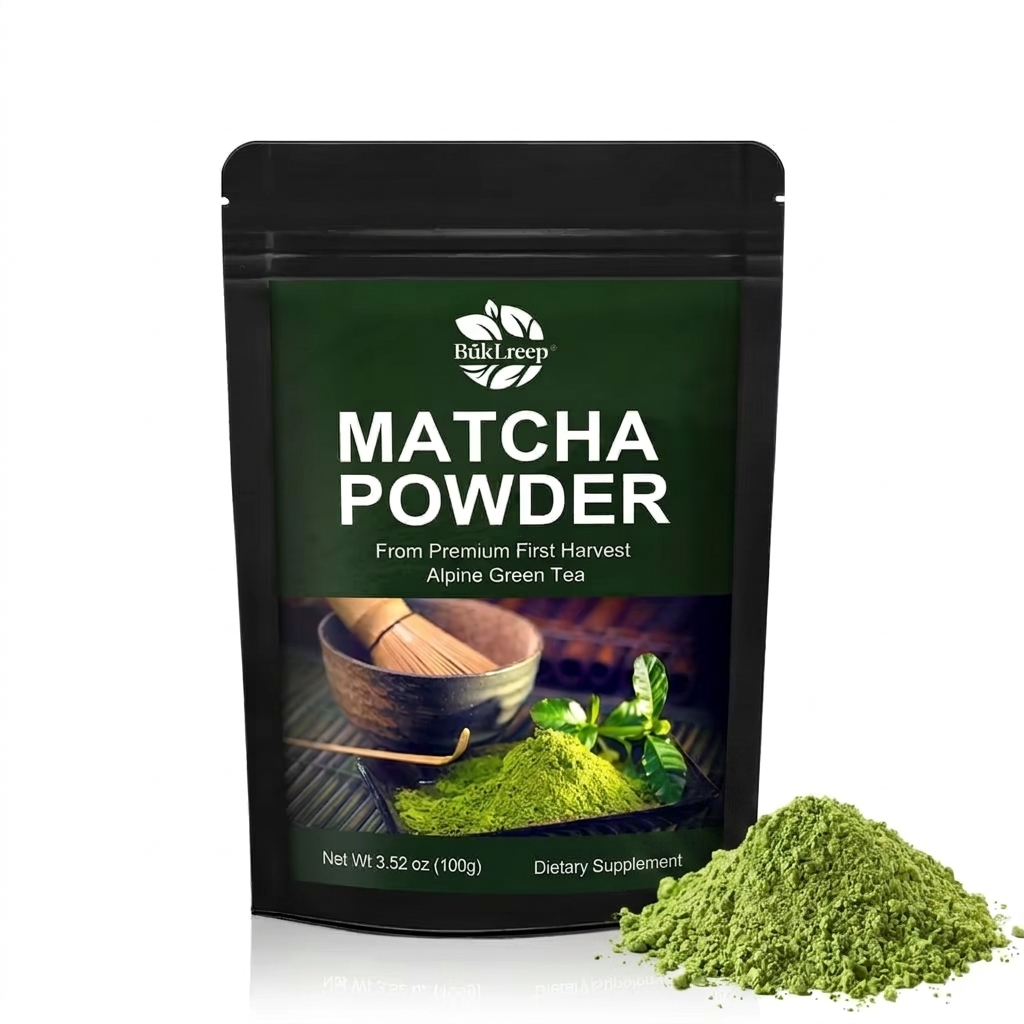 Herbal Supplement - Matcha en Polvo, Estimulante Natural de