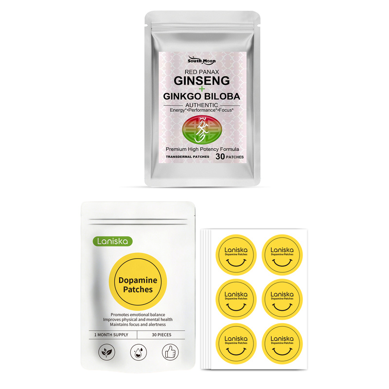 Ginger Tea - 60 Parches Transdérmicos Combinados Laniska Dopamina