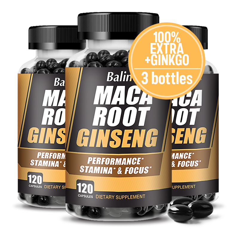Ginger Tea - Cápsulas de raíz de maca (contiene