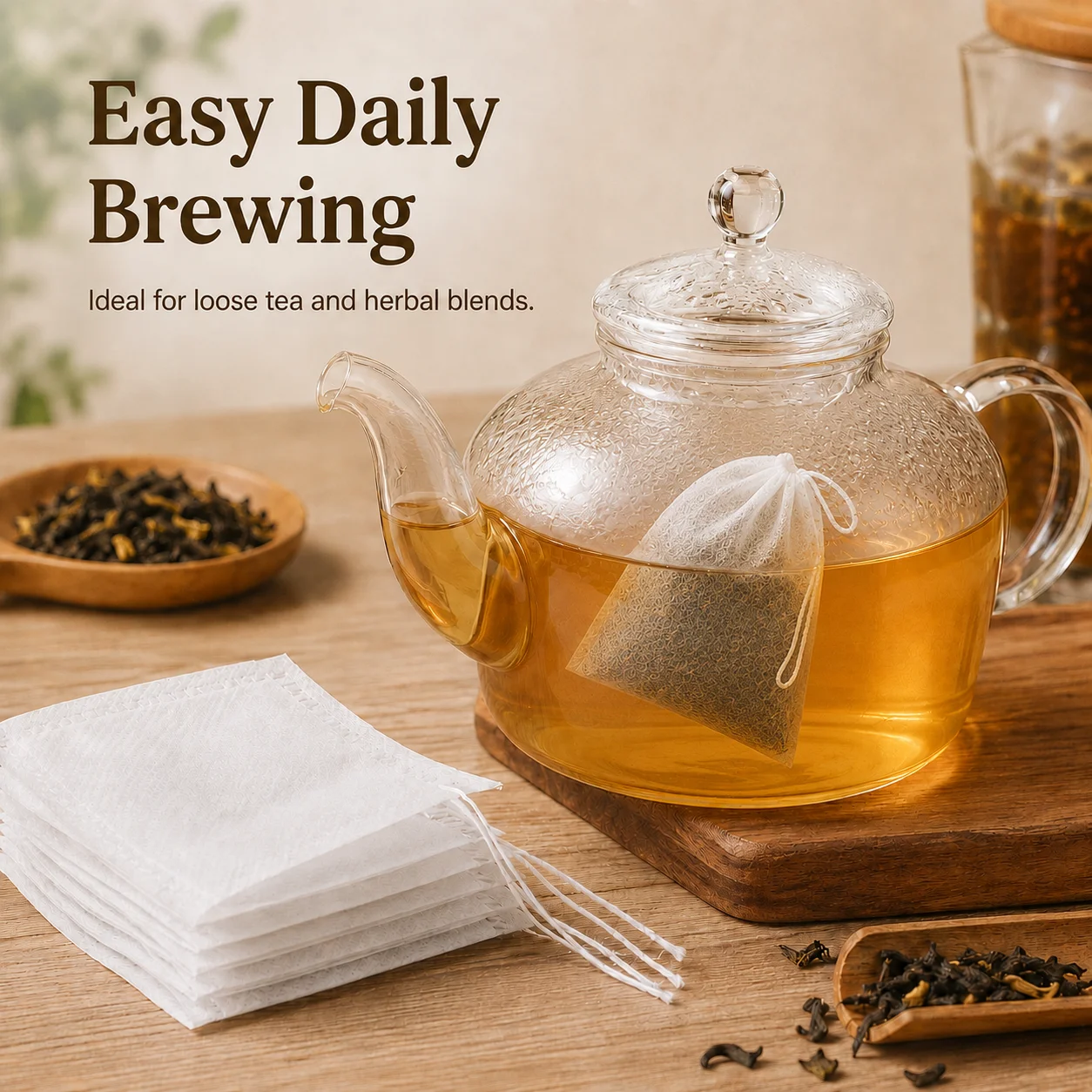 100 Bolsas Desechables con Cor - Herbal Tea reseña y precio